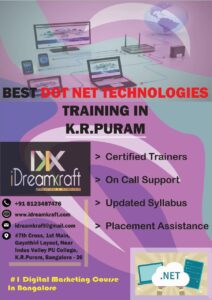 BEST DOT NET TECHNOLOGIES TRAINING IN K.R.PURAM